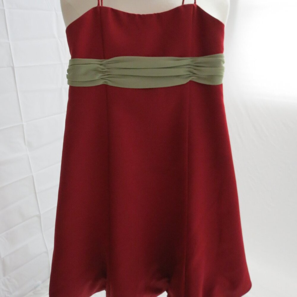 ALFRED ANGELO Style#6453 GIRLS Satin/Chiffon BRIDESMAID DRESS, Size: 6X ~ NWT